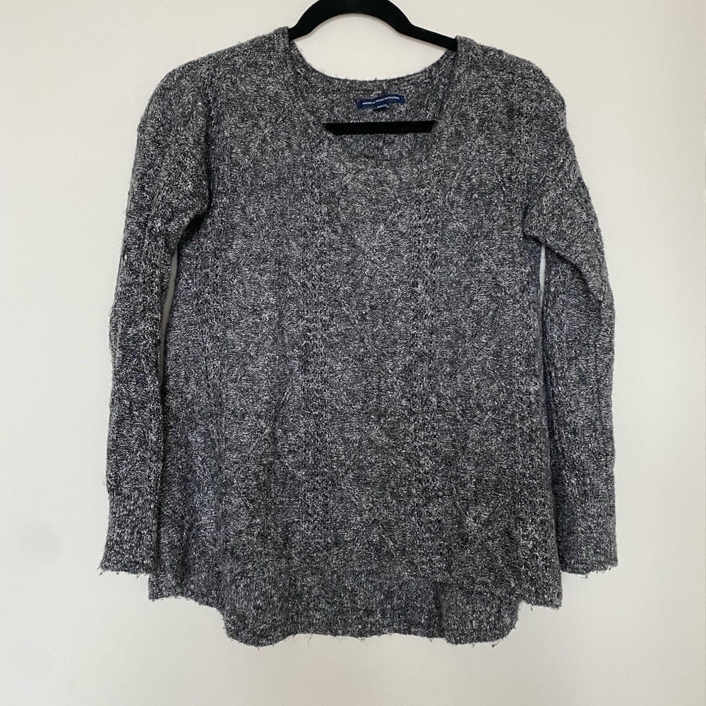 S American Eagle Dark Gray Sweater